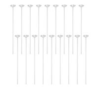 Lotsdonxia 100 Pcs Balloon Sticks with Holder Cups, Reusable Balloon Display Stands for Party Decorations, Baby Showers, Birthdays, Weddings and Graduations (White)