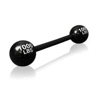 Lotsdonxia 105cm Black Inflatable Dumbbell Toys, Polyvinyl Chloride Material for Party and Sports Interaction