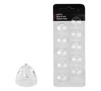 Lotsdonxia 10Pcs 8mm Hearing Aid Domes, Easy-Fit Silicone Ear Tips for Oticon Minifit, Dual-Vent Design for Clear Sound & Comfort, Hygienic Replacement Accessories