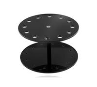 Lotsdonxia 12 Pcs Black Acrylic Darts Holder, Dart Capacity Desktop Stand, Organiser Accessories for Game Rooms, Bar, Home Use, Stable