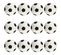 Lotsdonxia 12 Pcs Mini Foam Squeeze Balls Small Portable Stress Relief Ball Set Soft Anti-Stress Toys for Children & Adults Parties and Daily Use (Football)