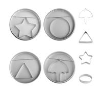 Lotsdonxia 12-Pcs Stainless Steel Korean Dalgona Sugar Candy Making Tools Set - Cookie Cutters for Baking, Dalgona Game & Party Favors
