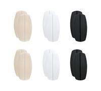 Lotsdonxia 12-Piece Bra Shoulder Pads, Invisible, Non-Marking Silicone Retainer to Prevent Straps from Slipping, Suitable for Reduce Shoulder Pressure and Improve Comfort (Black, White, Skin Color)