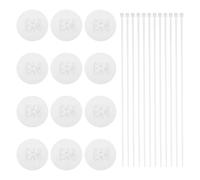 Lotsdonxia 12-Piece Set of Non-Marking Sticker Ties, Anti-Tip Fixing Straps, Self-Adhesive Plastic Furniture Straps for Fixing Furniture Such as Shoe Cabinets, Closets, Bookshelves and Cabinets