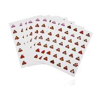 Lotsdonxia 12 Sheets Potty Training Stickers, Colourful Vinyl Toilet Decals, Cute Self-Adhesive Reward Targets, Early Educational Supply for Toddlers