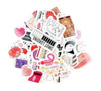 Lotsdonxia 120 Pcs Bookish Stickers Set for Book Lovers and Readers Vibrant Fun Stickers Imaginative Designs for Laptops, Notebooks, Water Bottles
