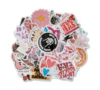 Lotsdonxia 150 Pcs Holographic Bookish Stickers, Shiny Vinyl Waterproof Decals for Laptops, E-Readers, Water Bottles, Journals, Scrapbooks, Adult Romance Themes