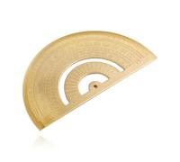 Lotsdonxia 180 Degree Brass Protractor, Durable Metal Angle Measuring Tool, Precision Craftsmanship, Geometry Maths Technical Drawing, Architects, Engineers and Students