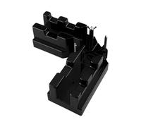 Lotsdonxia 2-in-1 Black ABS Mitre Measuring Cutting Tool - 85-180° Bevel Angle Finder for Precision Woodworking & Home Renovation