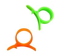 Lotsdonxia 2-Pack Mini Citrus Fruit Peelers Kitchen Tools Creative Manual Orange and Lemon Openers for Effortless Peeling (Random Colors)
