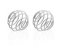 Lotsdonxia 2 Pcs Stainless Steel Blender Balls Food-Grade Wire Whisk Protein Shaker Balls Durable Rust-Resistant Shaker Balls for Bottle Shaker Sports Protein Drinks
