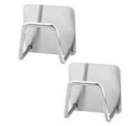 Lotsdonxia 2 PCS Stainless Steel Sponge Holder Drain Rack | Heavy-Duty, No-Drill Kitchen & Bathroom Organiser with Strong Bearing Capacity - Corrosion-Resistant & Space-Saving Design
