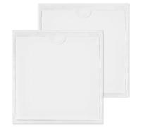 Lotsdonxia 2 Pcs Transparent Adhesive Windscreen Tax Disc Holder - Waterproof and Dustproof Permit Case PVC Parking Permit Holder for Cars, Vans, and Caravans (10.5 X 10.5 Cm)
