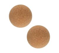 Lotsdonxia 2 Pcs Wine Cork Balls Eco-Friendly Glass Decanter Stoppers Replacement for Holiday Parties Valentine's Day Christmas Halloween Kitchen Use (2.4 Inch/ 6 Cm)