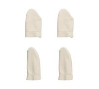 Lotsdonxia 2 Set Leather Sewing Thimble Soft and Breathable Finger Protector Durable Hand Craft Tool for Needlework Cross-Stitch Knitting and Embroidery Project