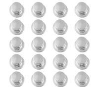 Lotsdonxia 20 Pcs Locking Pins, Fashionable Elegant Simple Fixed Badge Brand Accessories Crafts, Suitable For Pinsjewelry Badges Social Etiquette Venues(Silver)