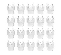 Lotsdonxia 20 Pcs No Nails Picture Hangers - Heavy Duty Stainless Steel Claws for Plasterboard Walls, Damage-Free Hooks for Frames, Mirrors and Artwork