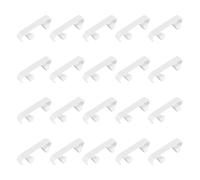Lotsdonxia 20 Pcs Window Drainage Cover Caps, Weep Hole Covers for Double Glazing Windows, Replacement Drainage Caps for UPVC Window Frames Maintenance (White)