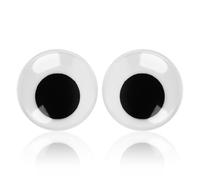 Lotsdonxia 2PCS Large, Self-Adhesive Shaky Google Eyes for Halloween - Ideal for DIY Projects, Scrapbooking, and Toy Accessories Made of Plastic Doll Eyes(80mm)