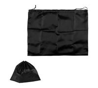 Lotsdonxia 2Pcs Premium Silk Dust Bags with UV Protection - Reusable Drawstring Storage Pouch for Handbags, Purses, Shoes Travel Accessories (50x40cm, Black)