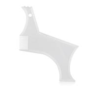 Lotsdonxia 3-in-1 Beard Shaping Tool - Transparent Comb & Styling Template for Men’s Beard Line Up, Edging & Grooming | ABS Plastic, Perfect Gift for Him