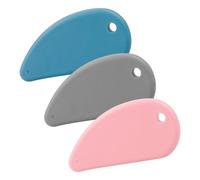 Lotsdonxia 3 PCS Ceramic Safety Blade Set | Mini Box & Envelope Opener with ABS Plastic Handle - Portable Letter Cutter for Home, Office & Parcels (Pink, Blue, Grey)