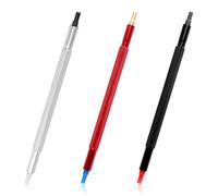 Lotsdonxia 3-Pcs Stainless Steel Watch Hand Presser Set - Precision Pusher Tool Kit with Multi-Sized Holes for Watchmakers & Wristwatch Repair