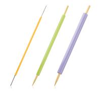 Lotsdonxia 3-Piece Fabric Tube Turner Set - Multi-Size Quick Turn Sewing Tools for DIY Crafts, Handmade Knitting & Effortless Fabric Turning (Wood/Plastic/Metal)