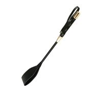 Lotsdonxia 30cm Black PU Horse Riding Crop, Durable Non-Slip Grip Equestrian Whip Stick for Training & Control