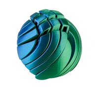 Lotsdonxia 3D Printed Fidget Ball Toy, Twistsphere Hypnotic Gear Sphere for Stress & Focus, Sensory Desk Toy