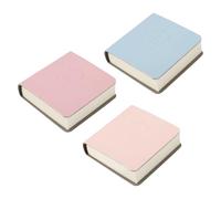Lotsdonxia 3PCS Mini Pocket Sketchbook 5x5cm for Watercolour & Drawing - Portable Travel Art Journal Notebook