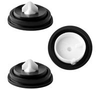 Lotsdonxia 3PCS Tank Inlet Rubber Ring Flush Valve Diaphragm Gasket Suitable for Replacement Seals for Siamp Tanks