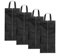 Lotsdonxia 4-Pack Travel Shoe Bags - Waterproof & Dustproof Shoe Storage Bags Durable Polyester Fabric for Travel & Outdoor Use Fits Most Shoe Sizes (39.3x19x15cm)