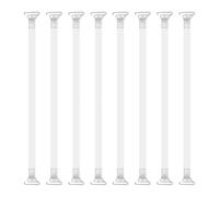 Lotsdonxia 4 Pairs Clear Bra Straps - Invisible Replacement Shoulder Straps for Strapless Bras, Ultra-Thin Elastic Bands, Summer Party or Wedding Essential for Women