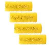 Lotsdonxia 4 Pcs Big Texture Sponge Paint Roller Covers - Resilient Brushes for Household Wall Painting, Dining Room, Kitchen and Ceiling