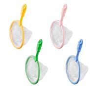 Lotsdonxia 4Pcs Kids Fishing Nets, Colourful Lightweight Nets for Outdoor Exploration, Bug Catching & Bath Time Play, Butterfly & Pond Educational Toy Set