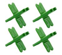 Lotsdonxia 4Pcs Stable Decking Spacers, Multi-Gap Recycled Spacers for Wood & Composite Decking, Prevent Warping & Ensure Drainage