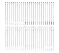 Lotsdonxia 50 Pcs Professional Tattoo Needle Kit - Sterilised Stainless Steel Mixed Set (3R/5RL/7RL/9RL/5RS/7RS/9RS/5M1/7M1/9M1), Permanent Tattoo Supplies for All Machines
