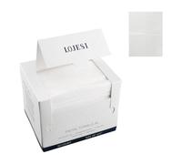 Lotsdonxia 50 Pcs White Plant Fibre Face Towels 25x30cm - Ultra Soft Disposable Facial Cleansing Wipes for Makeup Removal & Sensitive Skin