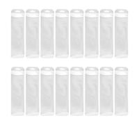 Lotsdonxia 50Pcs Transparent Beaded Pen Storage Bags, Resealable Zipper Pouches, Pearlised Finish, Secure Organisation for Jewellery, Cosmetics & Keychains
