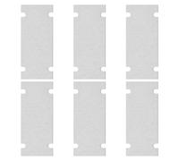 Lotsdonxia 6-Pack No-Drill Doorbell Adhesive Mounting Pads, Strongly Adheres to Smooth Surfaces and Heavy-Duty Double-Sided Tape for Video Doorbells