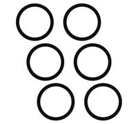 Lotsdonxia 6-Pack Universal Magnetic Metal Rings Easy-to-Use Adhesive for Phones Tablets Computers Compatible with Wireless Chargers & Car Mounts (Black)