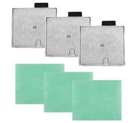 Lotsdonxia 6 Pcs Aquarium Filter Cartridges, Replacement Cotton Zeolite Activated Carbon for Internal Filters, Clear Water Circulation, Bacteria Growth Support, Fish Tank Maintenance