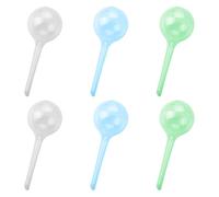 Lotsdonxia 6 PCS Self-Watering Spikes - Automatic Drip Irrigation System for Indoor/Outdoor Plants, Transparent Leak-Proof Plant Waterers for Flowerpots, Holiday Plant Care (Green/Blue/Clear)