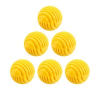 Lotsdonxia 6 Pcs Shoe Deodoriser Balls, Fresh Scented Deodorizing and Moisture-Absorbing Ball, Long Lasting Odour Eliminator for Footwear, Gym Bags or Sports Equipment (Lemon)