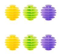 Lotsdonxia 6 Pcs Tumble Dryer Balls | Reusable Anti-Tangle Laundry Balls for Washing Machine & Dryer | Reduce Creases, Soften Clothes(3 Colors)