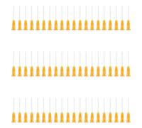 Lotsdonxia 60Pcs 25G Industrial Dispensing Needles, 25mm Versatile Stainless Steel Lock Needles for Plants, Glue, Alcohol & Scientific Applications