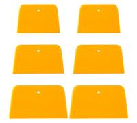 Lotsdonxia 6Pcs Automotive Body Filler Spreaders Set Flexible Plastic Applicators for Car Body Repair, Putty, Glaze & Caulking Durable, Non-Deform Tools with Smooth Edge