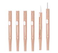 Lotsdonxia 6PCS Extendable Mini Cleaning Brushes for Phone Charging Ports, Earbuds, USB C & Electronics - Anti-Clog Dust Remover Tool Kit