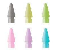 Lotsdonxia 6Pcs High-Precision Pencil Tips Pen For Ipad, Premium Replacement Nibs For 1st & 2nd Gen iPad Pro - Multi-Colour Control (Morandi)